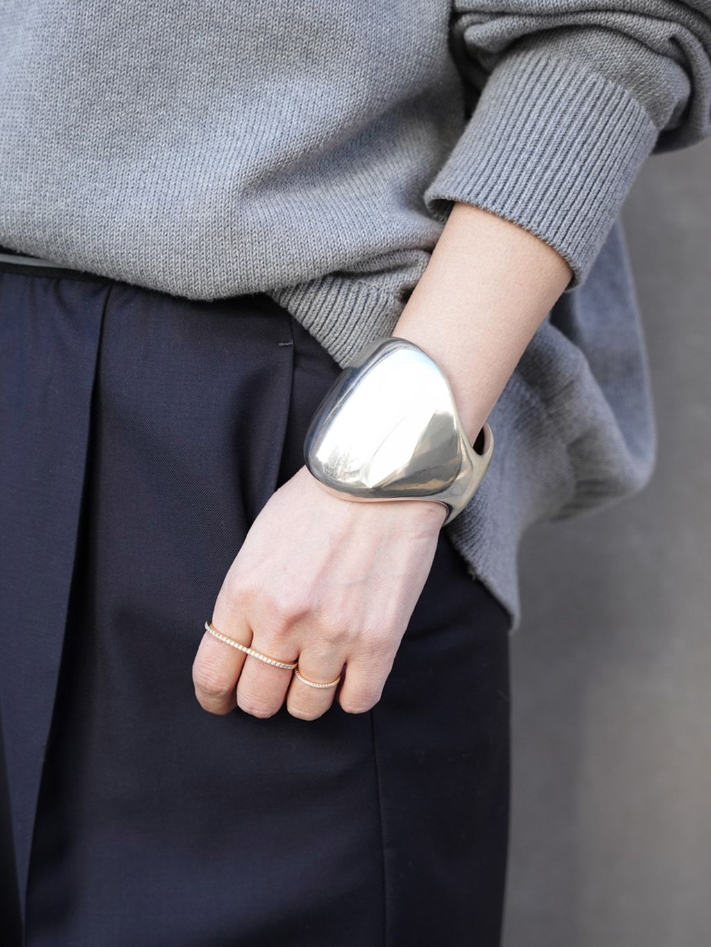 ベーシック ニットのコーディネートスナップ（MIZU）｜Deuxieme Classe