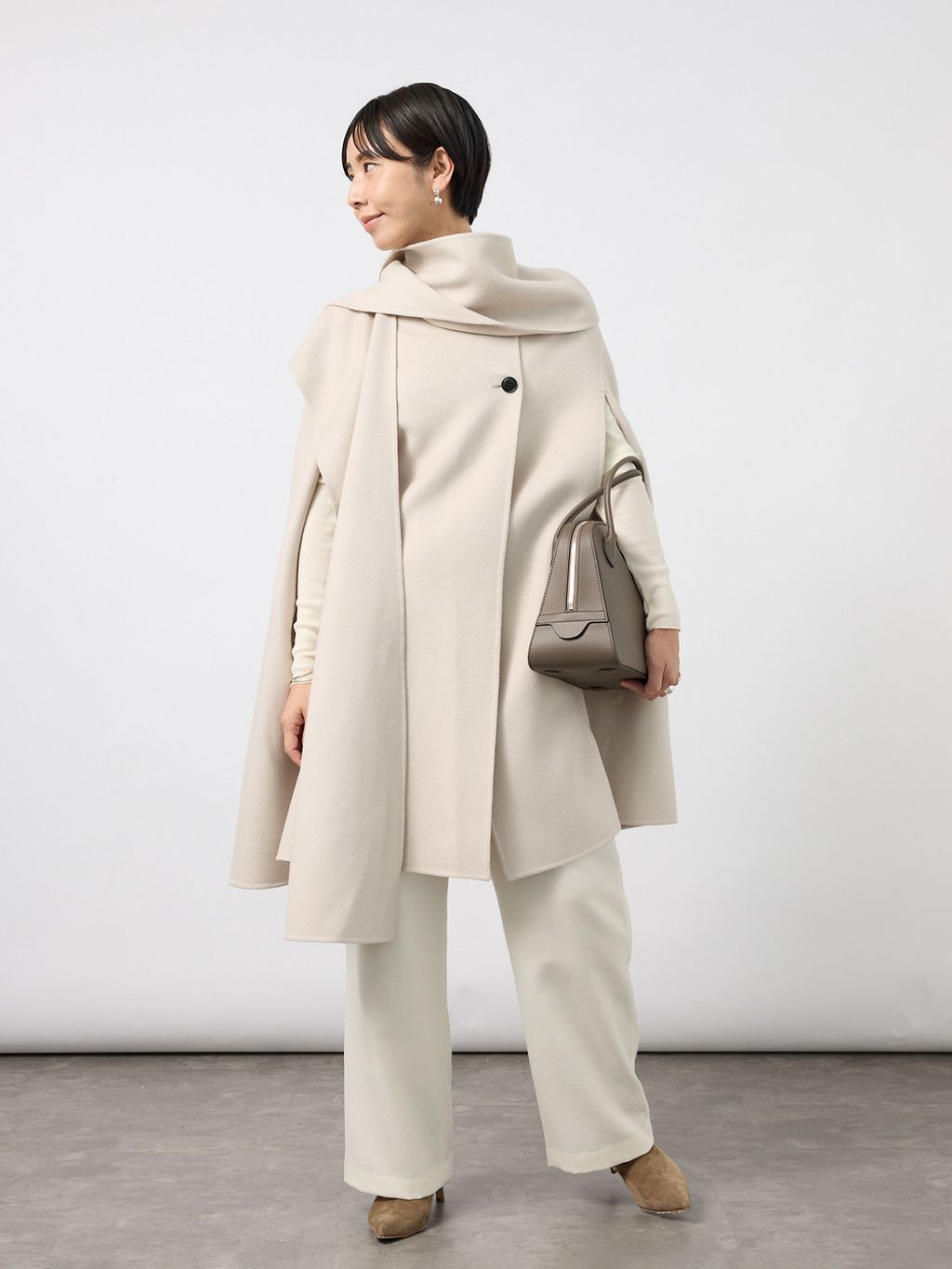 予約》マントコートのコーディネートスナップ（VERMEIL Online Store