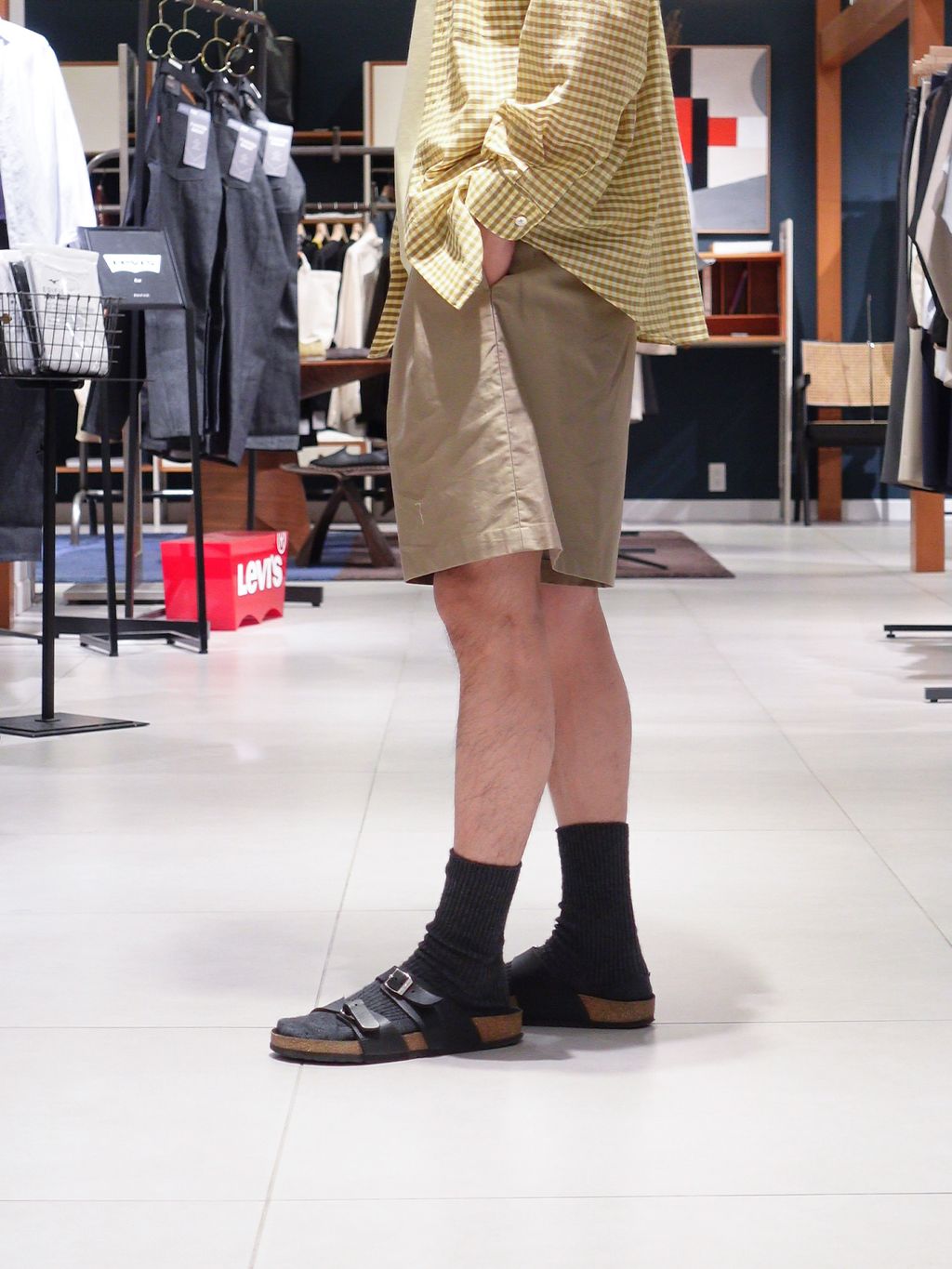 AURALEE (オーラリー) AIRLY LIGHT COTTON CHECK BIG シャツの