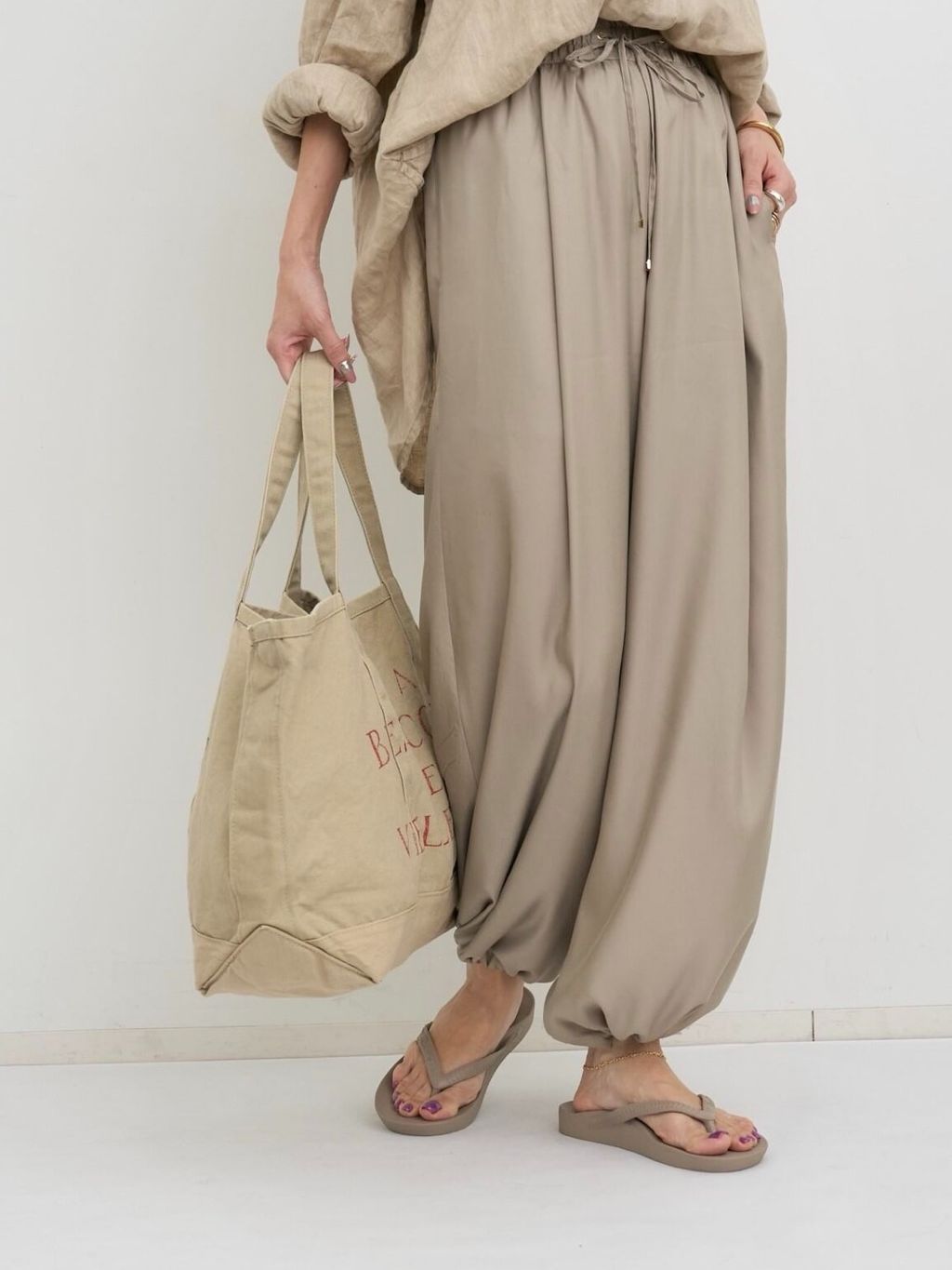 JAMES PERSE/ジェームス パース】 LINEN SHIRTSのコーディネート