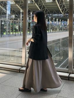 追加》ラミージョーゼットジャケットのコーディネートスナップ（itose