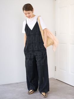 WEB限定/追加4》レースオールインワン（つなぎ／オールインワン