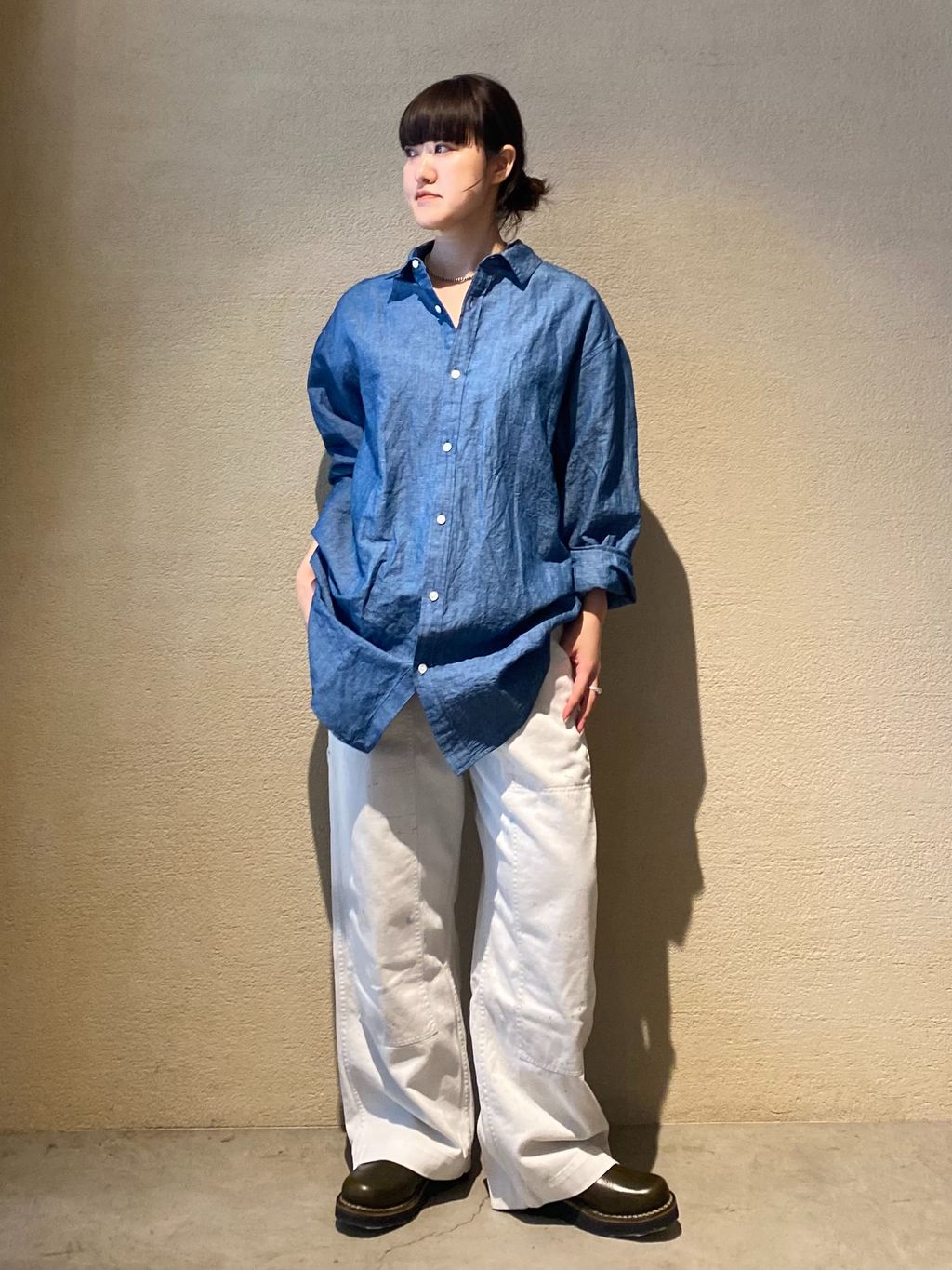 chimala】 DOUBLE KNEE PAINTER PANTSのコーディネートスナップ（A.S