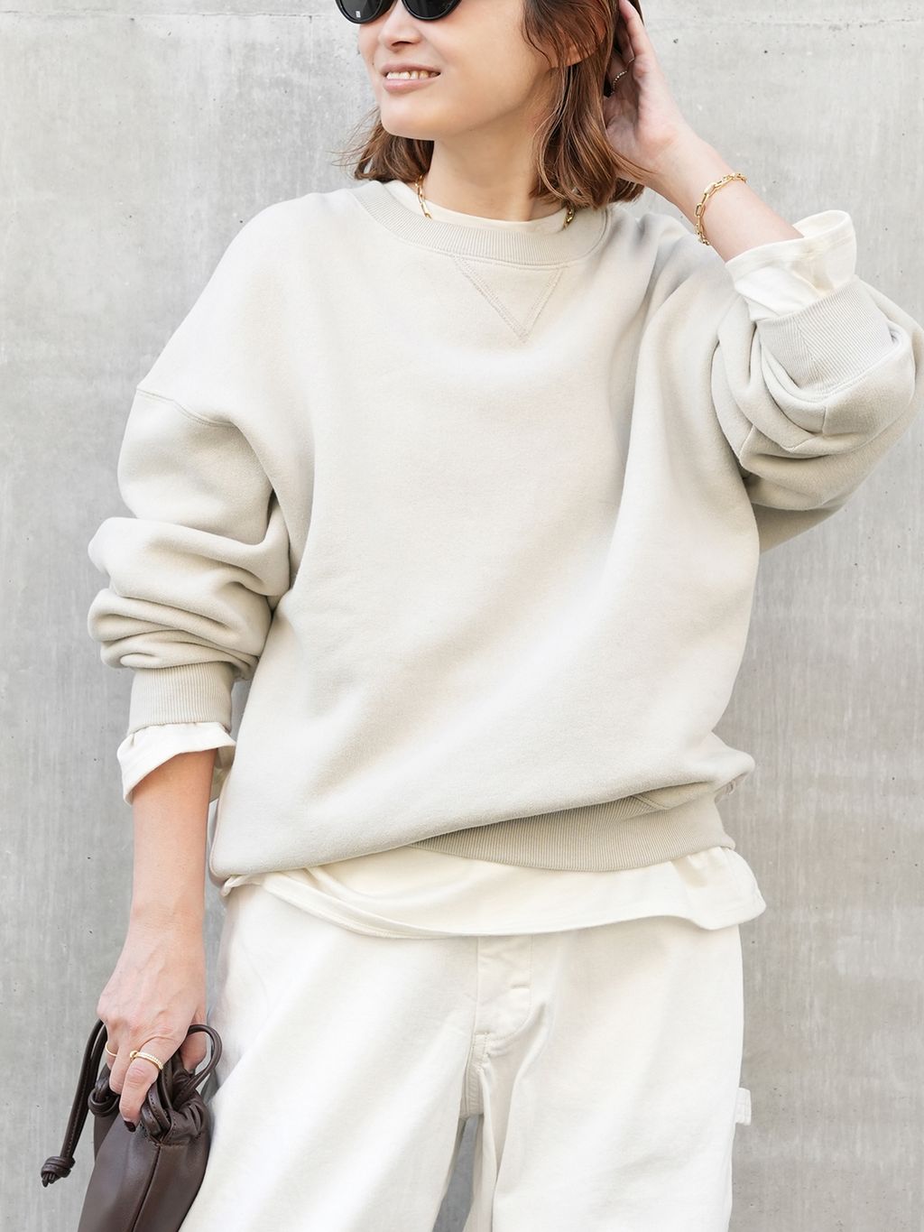 CALUX/キャラクス】SHORT COACH JACKETのコーディネートスナップ（MIZU