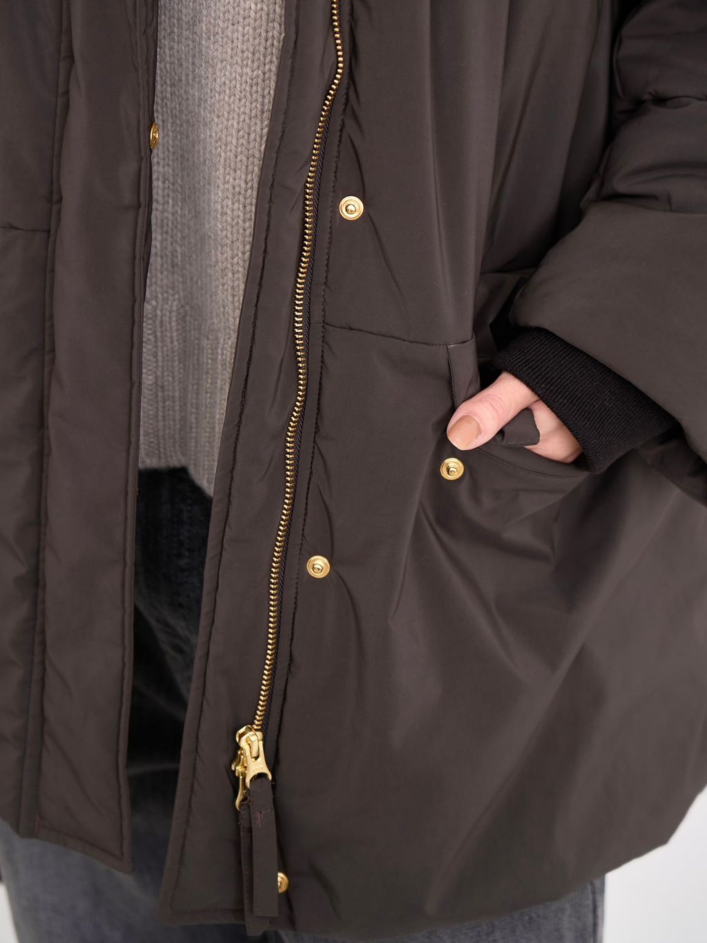 予約》LISIERE 2way Padding Coatのコーディネートスナップ（BUYER.N