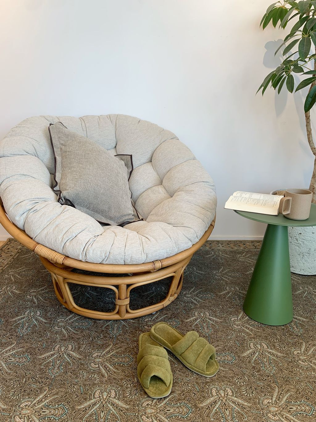 大型商品》WICKER EASY CHAIR 2nd_I ウィッカーイージーチェアの