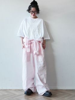 リネンワッシャーオールインワンのコーディネートスナップ（KS