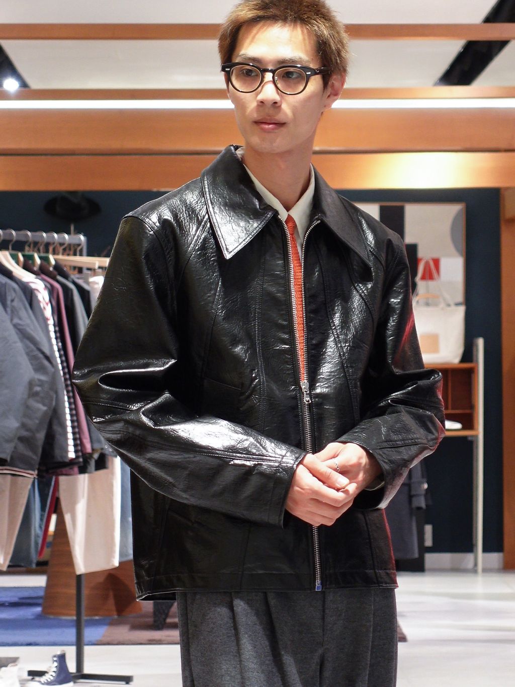 最終値下げSefr Dante jacket美品 Séfr - Dante Faux Leather Jacket - Black Séfr