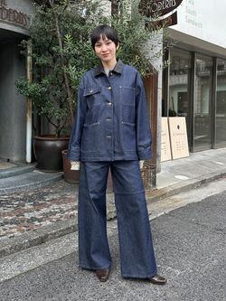 デニム フィールドジャケットのコーディネートスナップ（TOYAMA