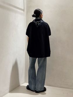 13OZ クラッシュダメージデニムのコーディネートスナップ（Y.K