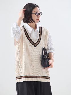 追加》別注【ILL ONE EIGHTY/イル ワンエイティ】TILDEN VEST：ベスト