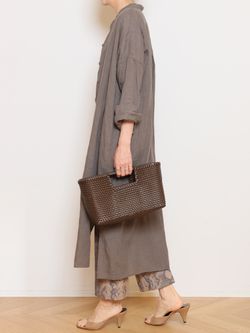 Linen ワンピースのコーディネートスナップ（MUSE）｜MUSE de Deuxieme