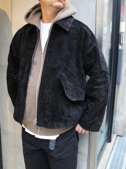 ANCELLM / アンセルム GEEP LEATHER JACKETのコーディネートスナップ