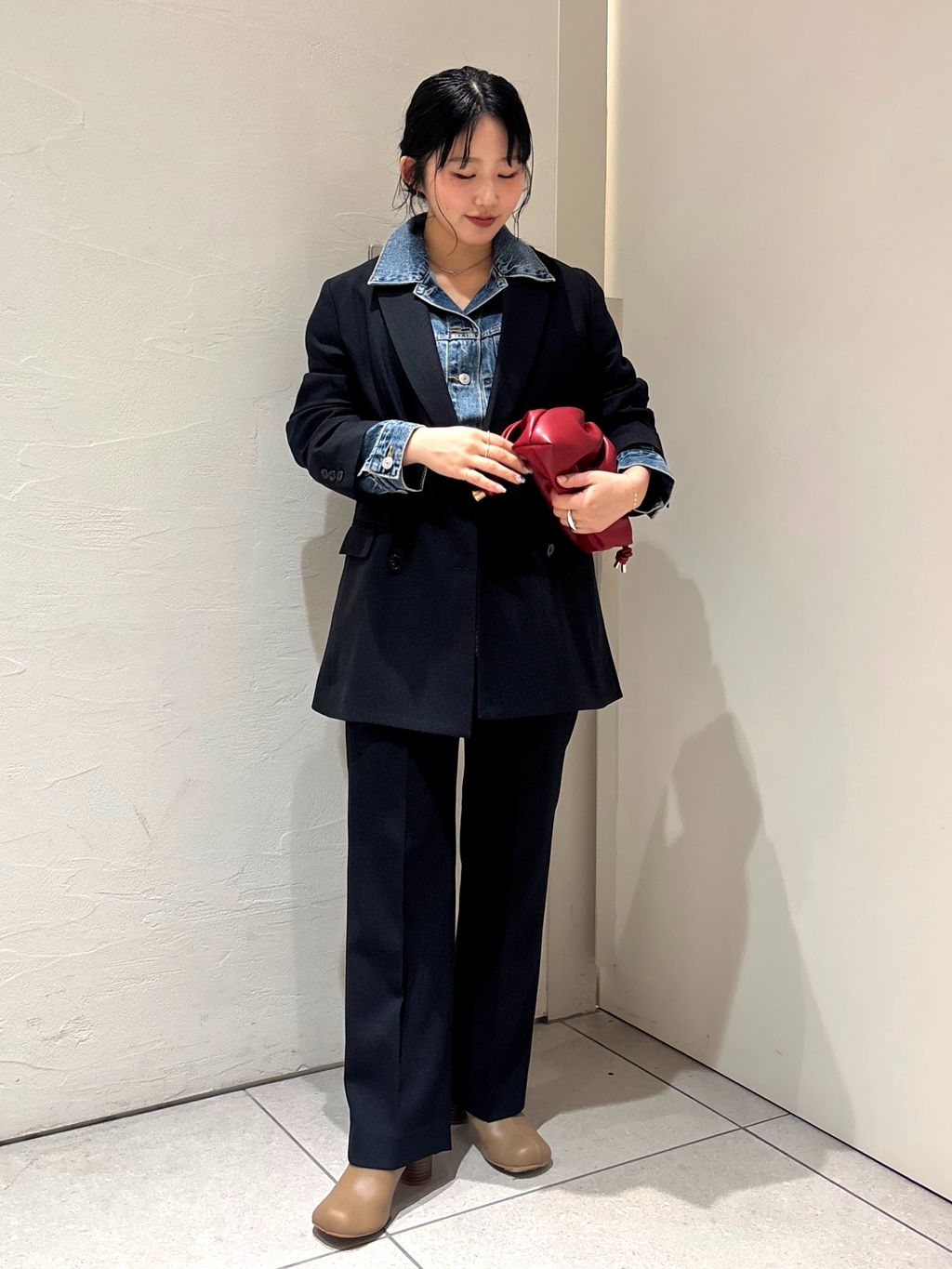 セットアップ対応可/追加2》ウォッシャブルツイルダブルジャケットの