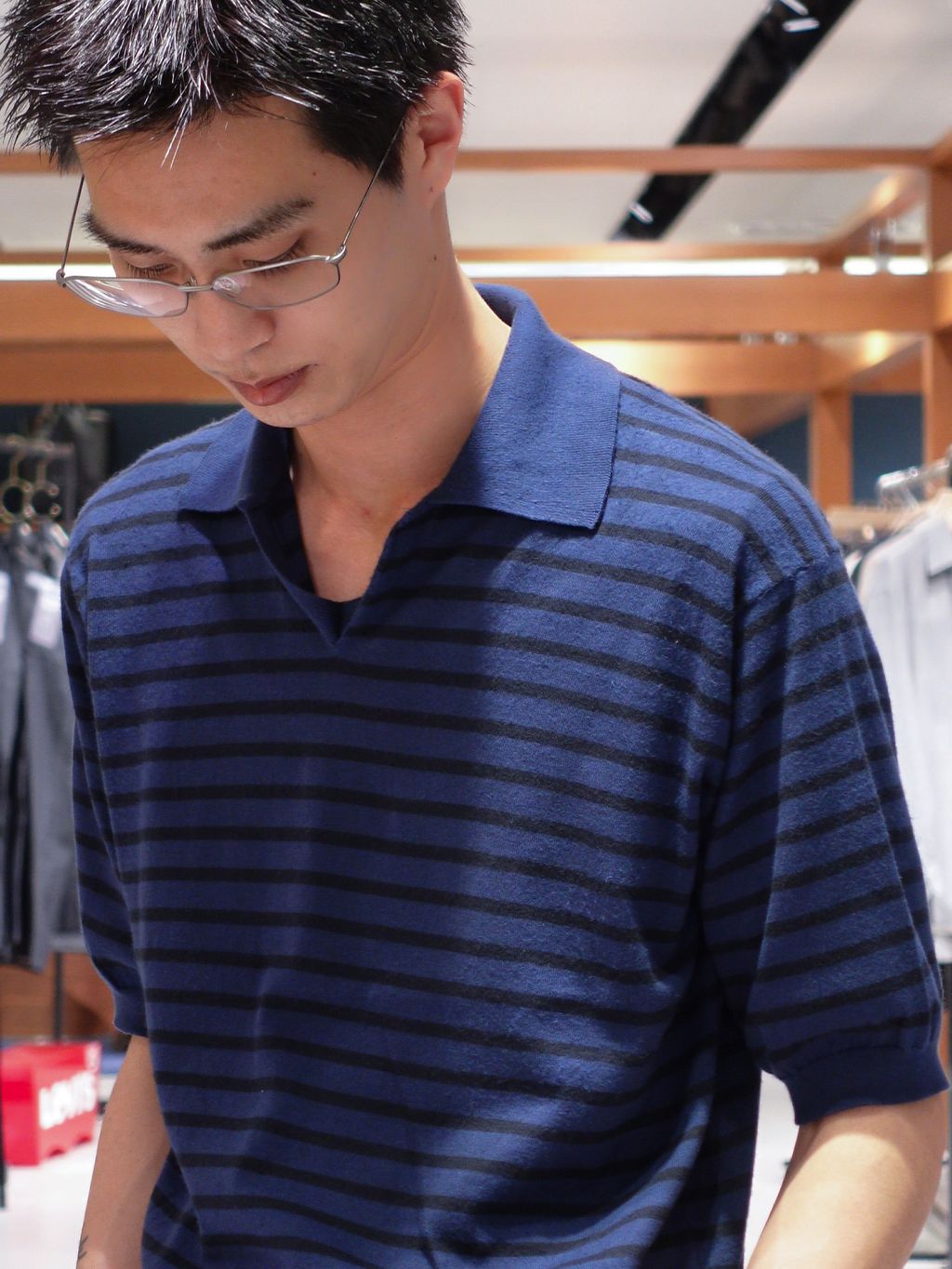 AURALEE オーバーサイズポロシャツ AURALEE (オーラリー) HIGH GAUGE COTTON KNIT SKIPPER ポロの