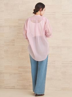 organdy sheer シャツのコーディネートスナップ（yuzuki）｜Plage