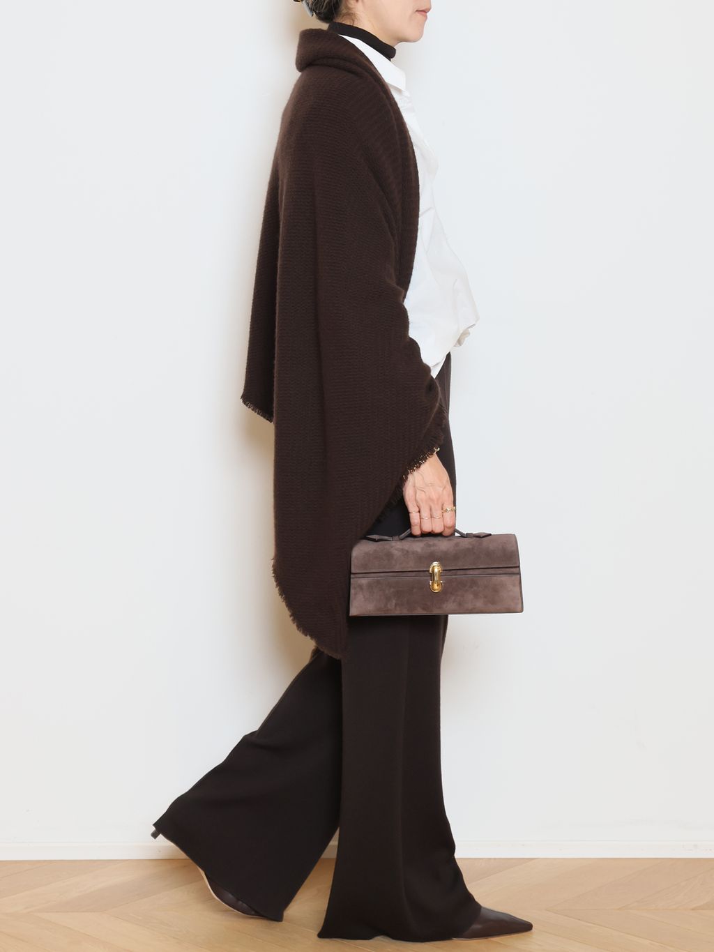 ALONPI CASHMERE/アロンピ カシミヤ】 CASHMERE ストールの