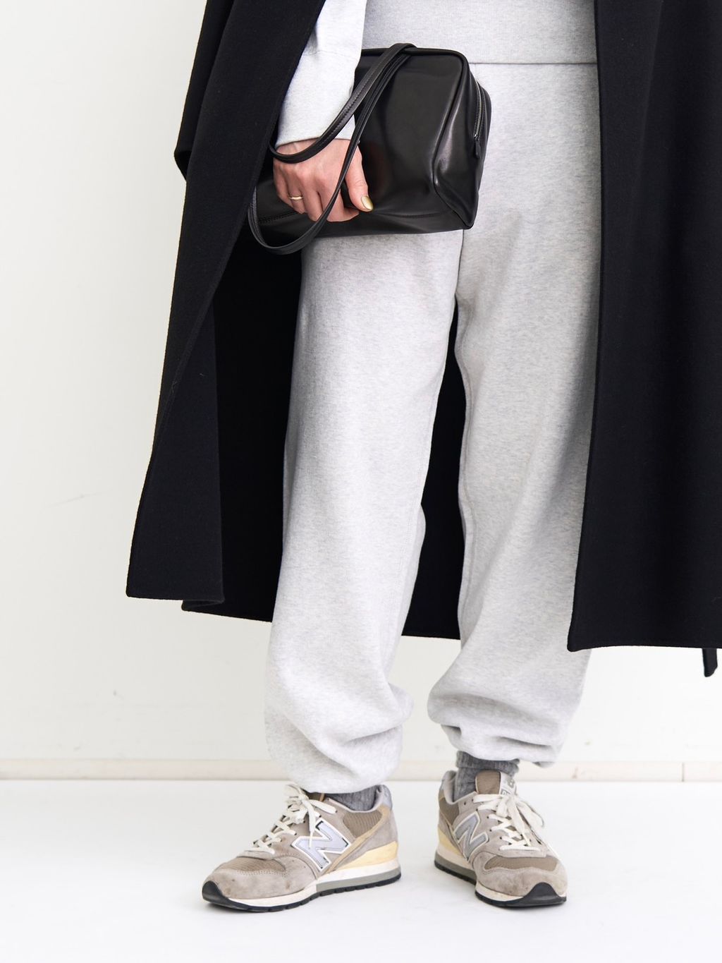 L'Appartement Cotton Double Face Knitグレー Cotton Double Face Knit（ニット／セーター）｜L'Appartement