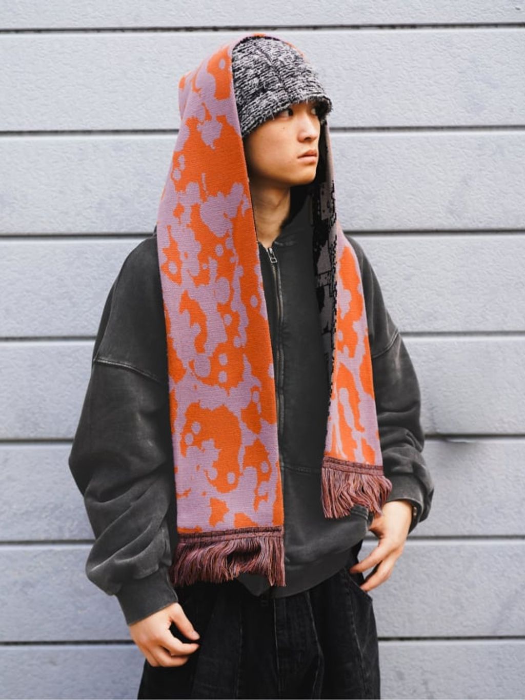 JERZEES別注ZIP UP HOODIEのコーディネートスナップ（HIROMU）｜JOINT