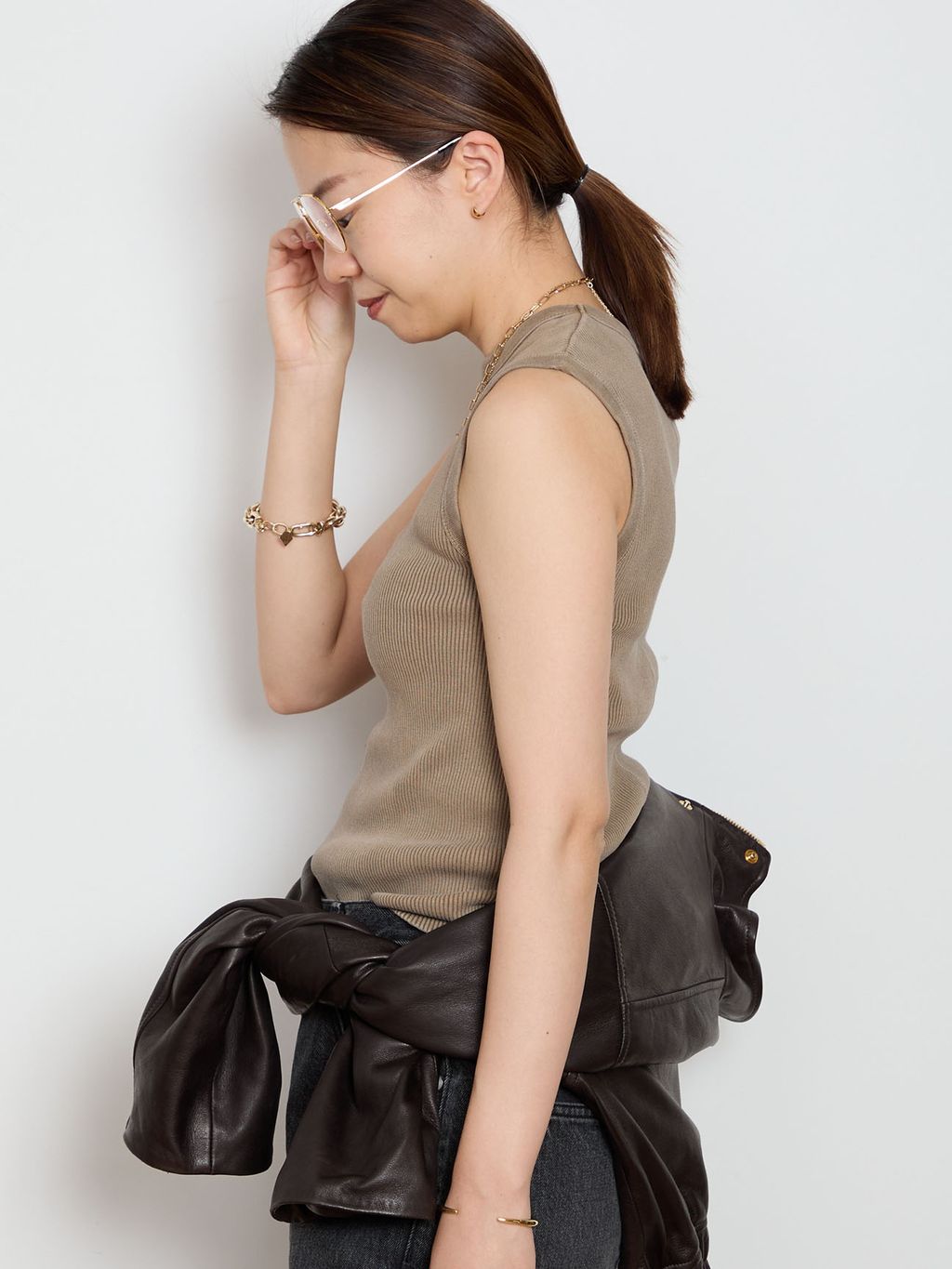 Vintage ノースリーブ Tシャツのコーディネートスナップ（HASE）｜MUSE