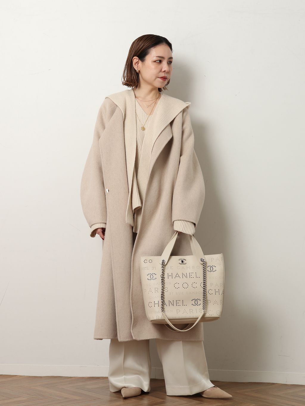 CHANEL/シャネル】パンチング 2wayバッグのコーディネートスナップ