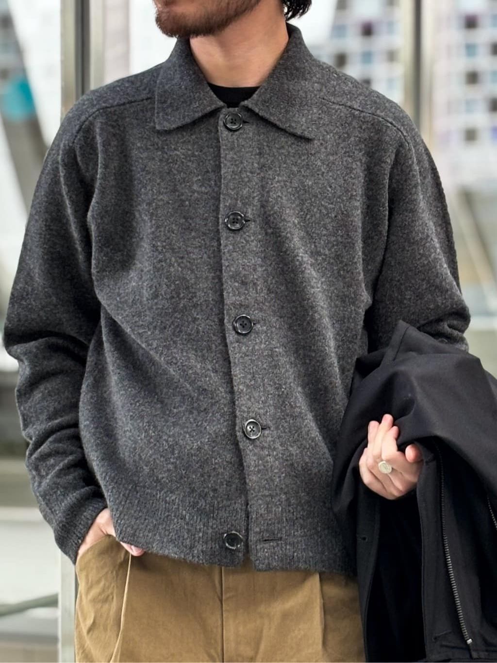 CONFFECT EDIFICE 2Layer Book Coatのコーディネートスナップ（MAEGAWA