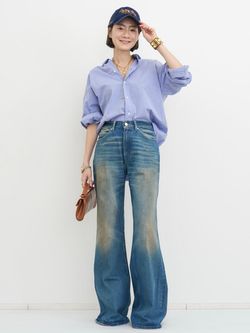 Washed Relax Shirtsのコーディネートスナップ（STAFF.S）｜L 
