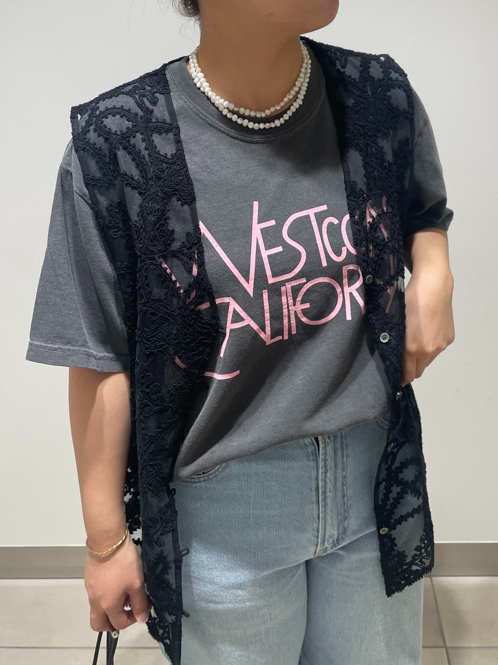 追加》別注【THE DAY ON THE BEACH】カットオフTシャツの