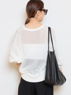 TONIC クルーネックプルオーバーのコーディネートスナップ（HASE 
