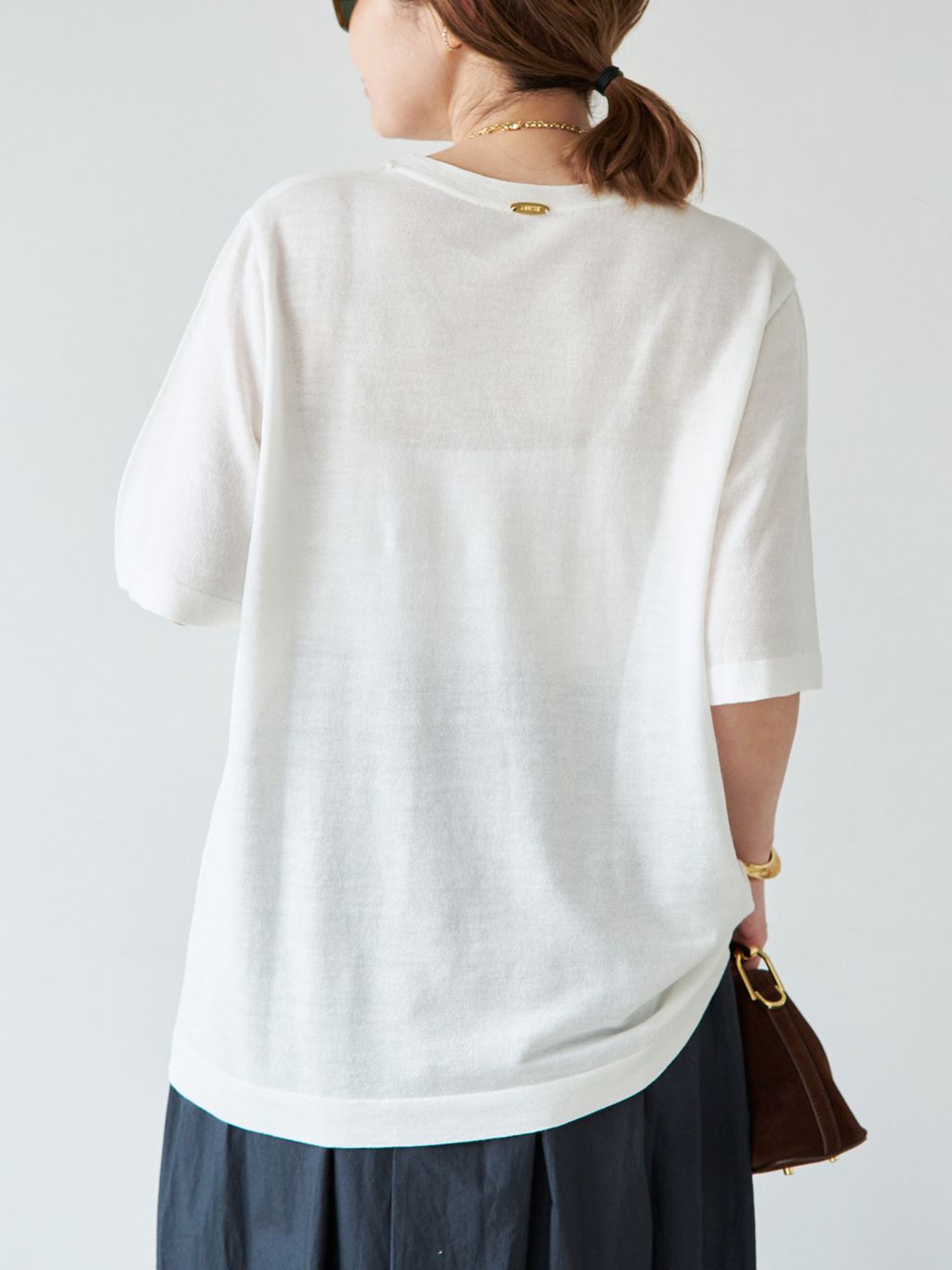 URBAN クルーネック Tシャツのコーディネートスナップ（MIZU