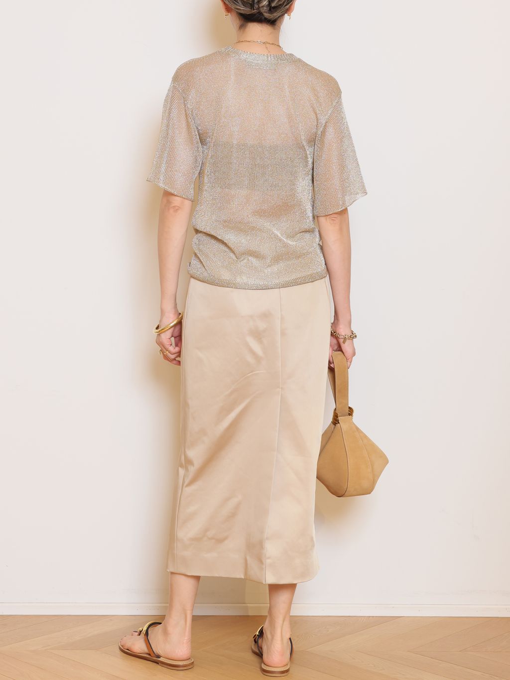 AMANU/アマヌ】THE ZAMBIA STACKED RING バッグ(SUEDE)の