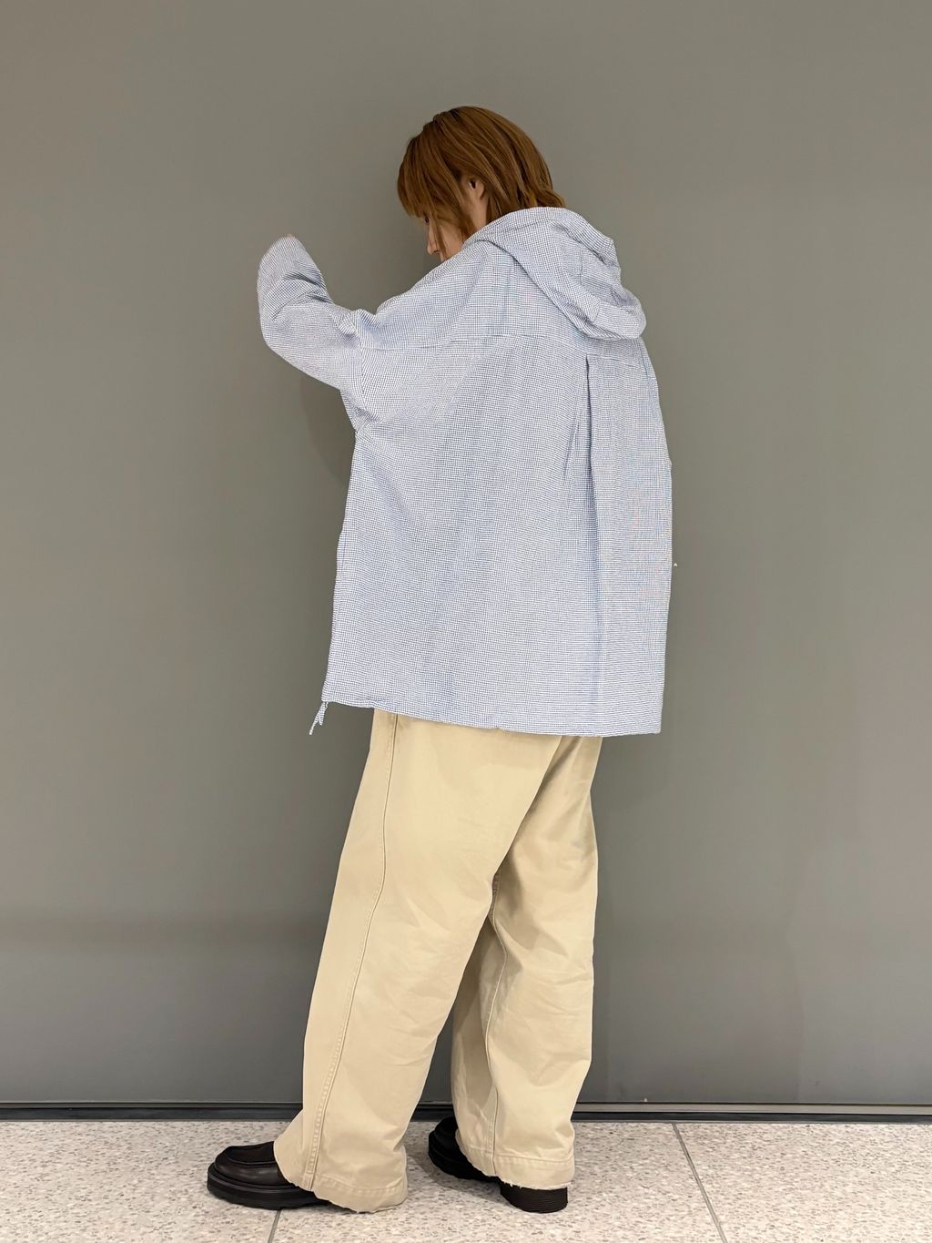 OX フードシャツのコーディネートスナップ（M.K）｜journal standard