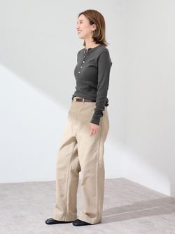 ≪WEB限定 / 追加≫OVER SIZED CHINO パンツ 3のコーディネート