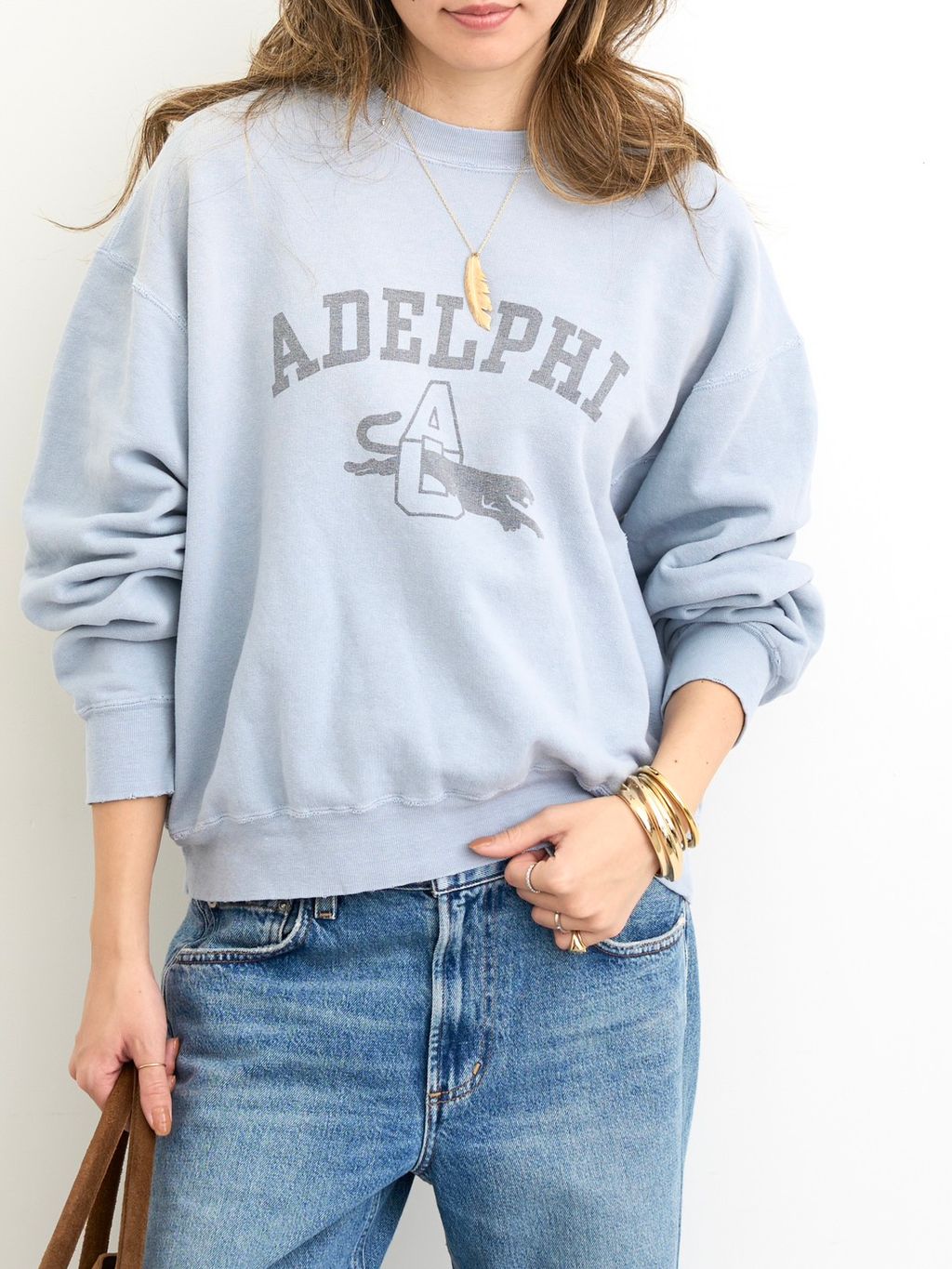 REMI RELIEF/レミ レリーフ】 NEW CREW NECK SWEATのコーディネート