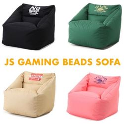 コンパクトでワンルームに置きやすいオリジナルビーズソファ