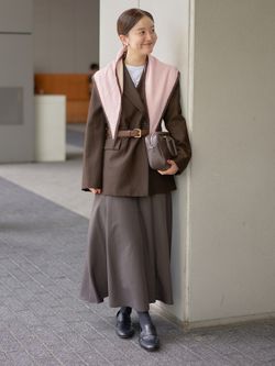 ASAUCE MELER/アソースメレ TRICOLOR SCARF スカーフ AM25FSC266