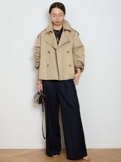 OPTIMOクルーネックプルオーバーのコーディネートスナップ（HASE