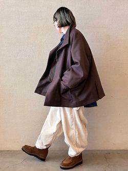 テックツィード ブルゾンのコーディネートスナップ（E.O）｜journal