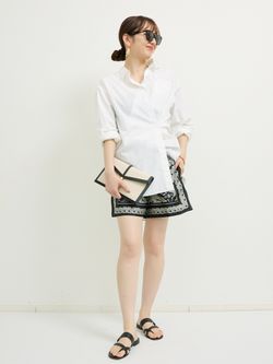 GENTLE WOMEN SHIRTS ホワイト　アパルトモン 人気 アパルトモン ドゥーズィエムクラス L'Appartement GENTLEWOMAN