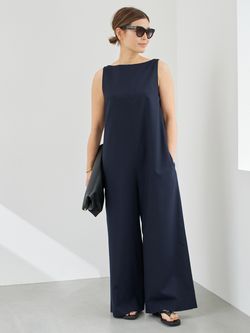 MADISONBLUE / マディソンブルー】BOAT NECK COMBINAISON W TROP