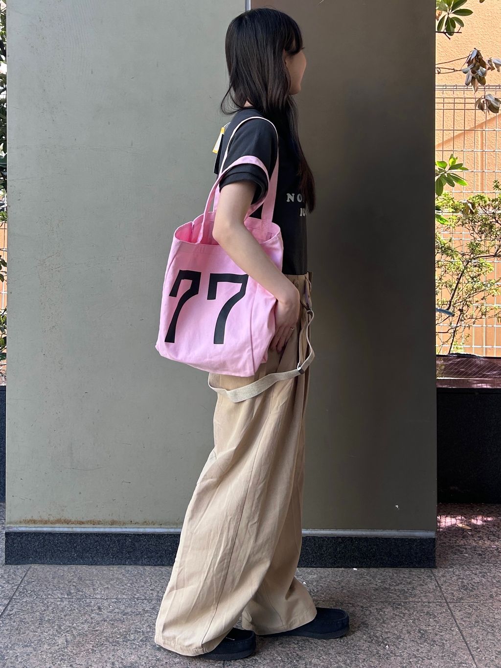 手洗い可 / セルロースチノサスペンダータックトラウザーの