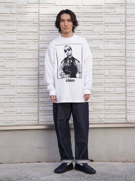 追加》志村けん × JOURNAL STANDARD ロンTのコーディネートスナップ