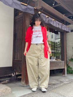 追加》チノ スウィッチパンツのコーディネートスナップ（A.Y