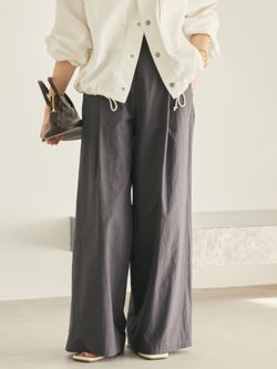 予約》relaxy shirt パンツのコーディネートスナップ（mizuka）｜Plage