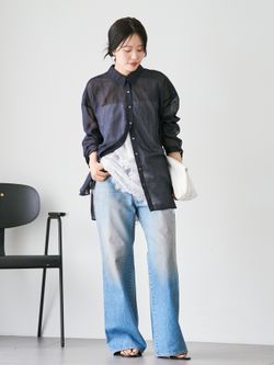 R'IAM LOOSE トレンチコートのコーディネートスナップ（risa）｜Plage