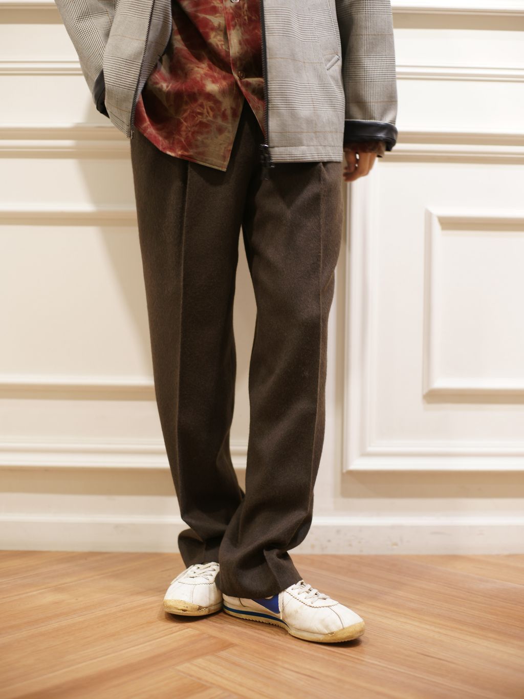 ENCOMING(インカミング) OPEN COLLAR シャツのコーディネートスナップ