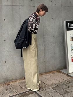 Dickies/ディッキーズ別注2タックワイドパンツのコーディネート