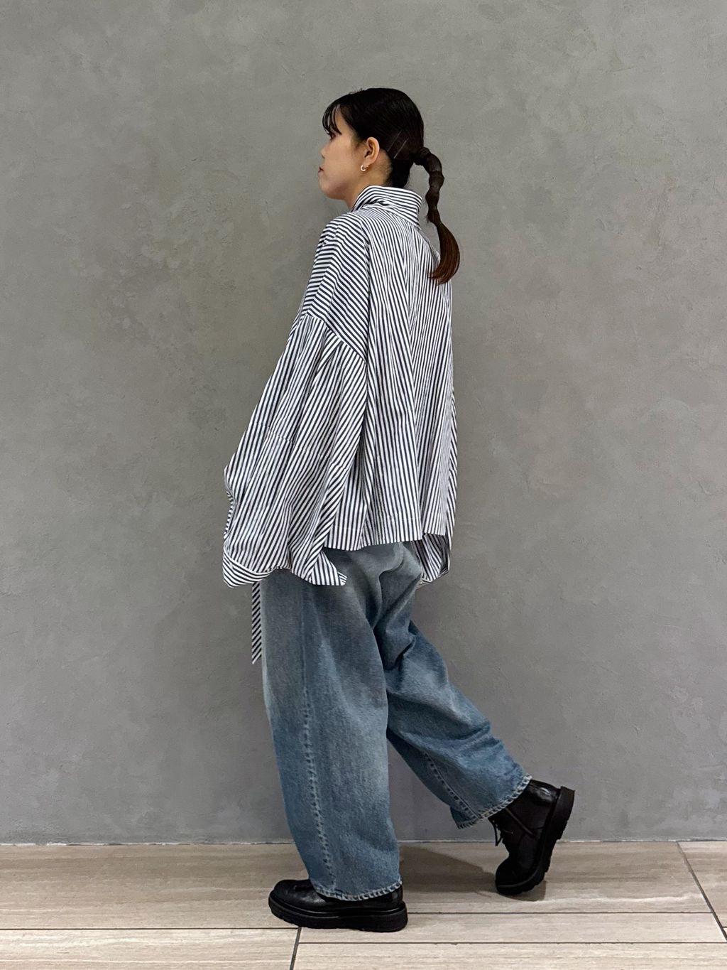追加》13OZデニム タックラウンドパンツのコーディネートスナップ（Y.K