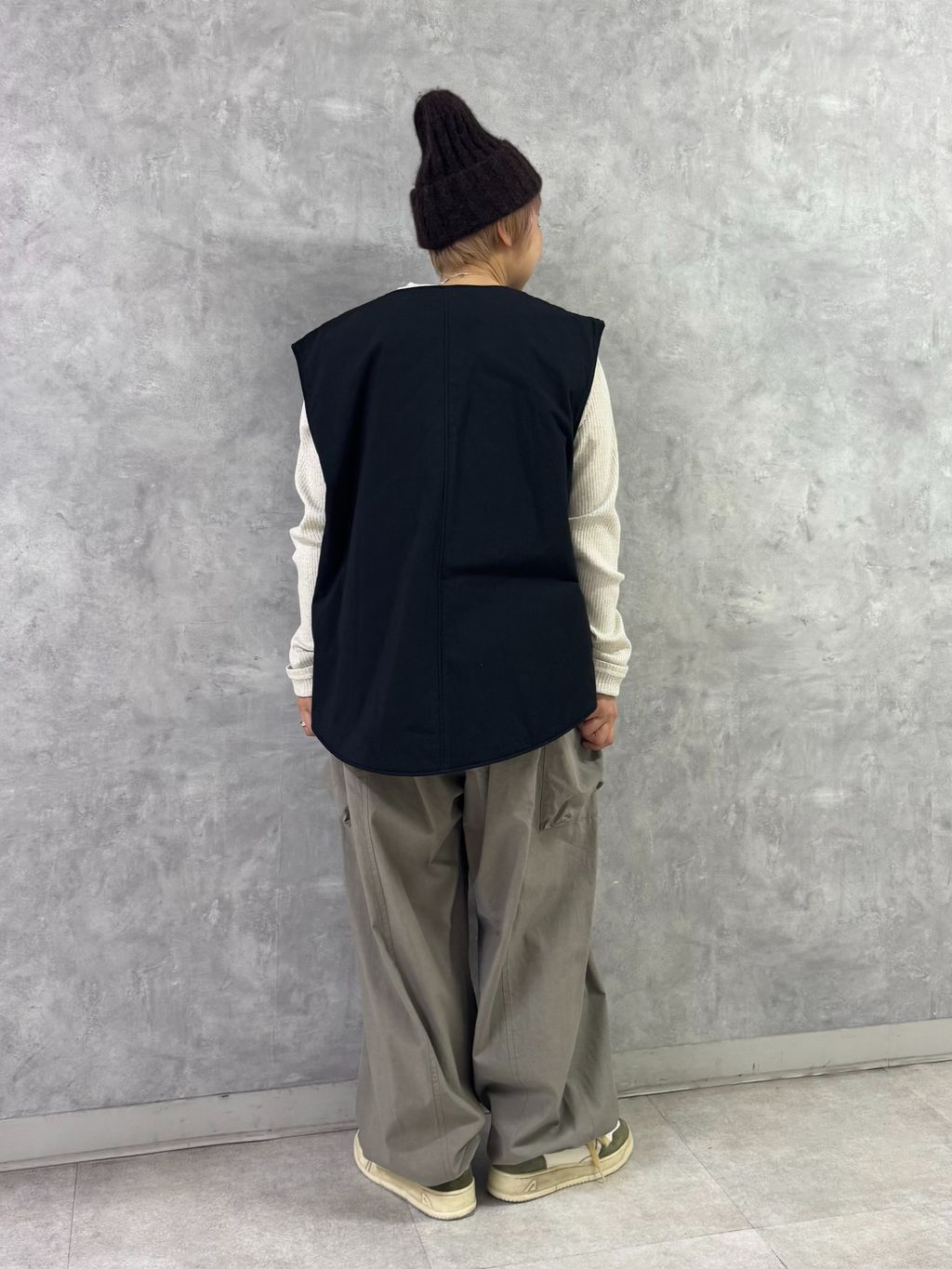 追加2》ミリタリークロス カーゴパンツのコーディネートスナップ（E.M