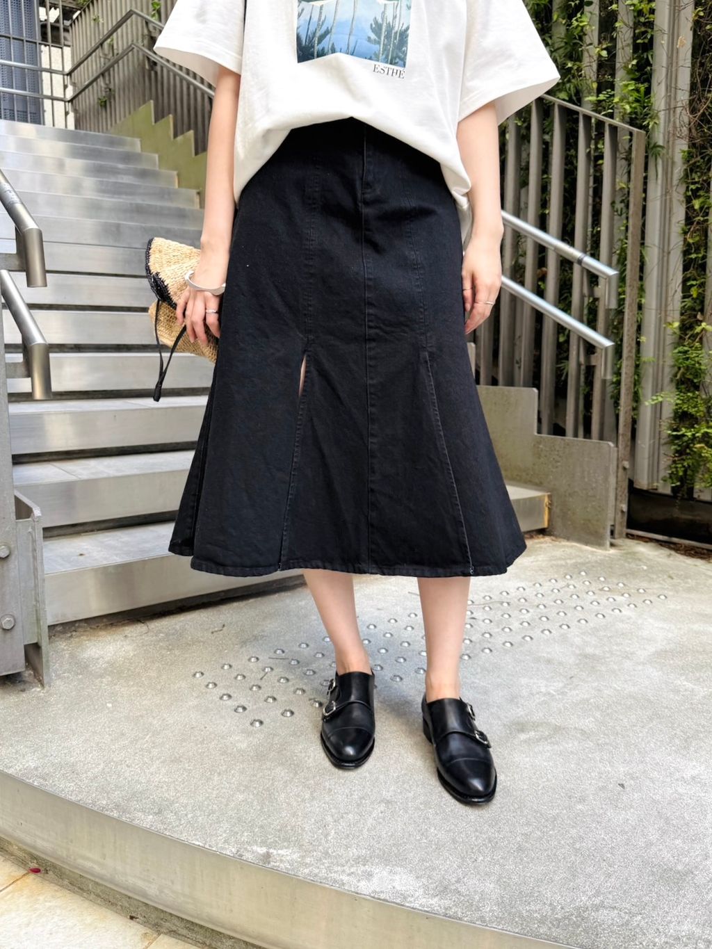 OPERA SPORT/オペラスポーツ】VICTORIA DENIM SKIRTのコーディネート